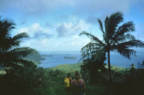 Taking time out from the kayaking to enjoy a trek through the rain forest