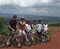 Mountain biking in Uganda